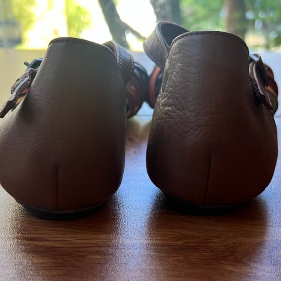 Bueno Cara Colorful/ Multicolor Leather Sandals Sz 39 (8.5 US) NWT - Picture 5 of 10